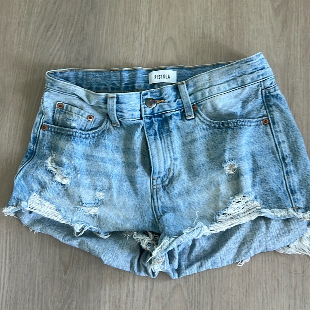 Pistola frayed shorts